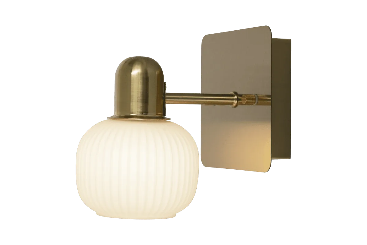 Aneta Lighting - Messina Ø10 - Badrumslampa - Matt mässing