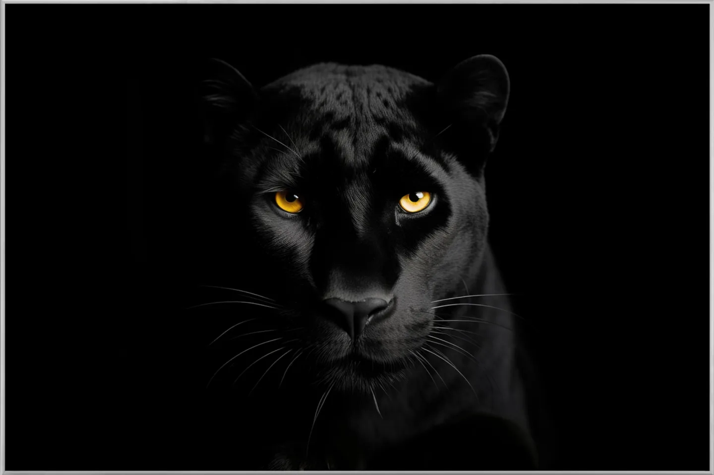 image LAND Bild mit Rahmen Black Panther | Schubiger Möbel