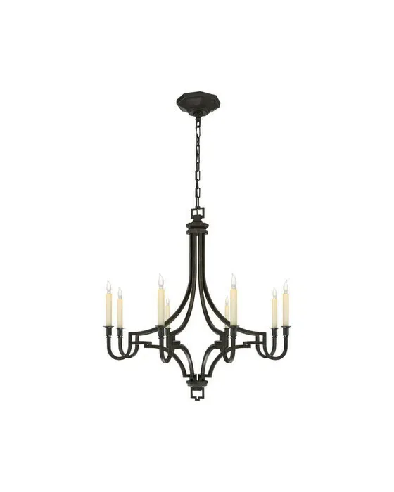Mykonos Chandelier Aged Iron Medium