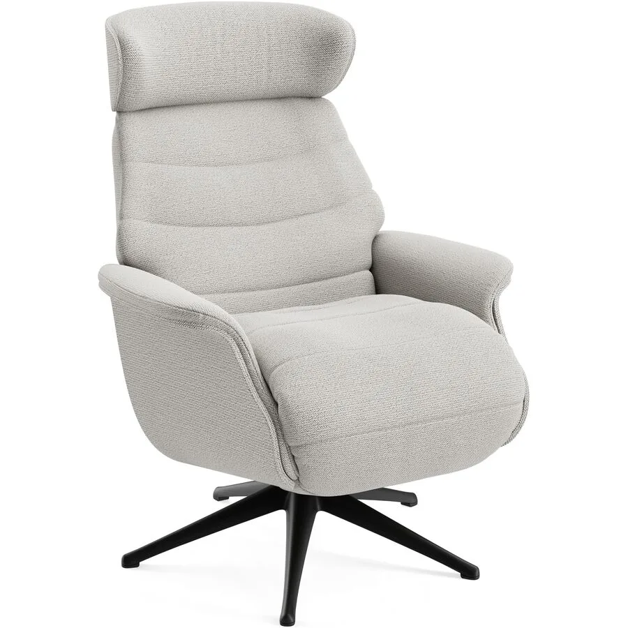 Relaxsessel Cam Matino - 1030 Natural Stoff/Metall T 88 B 83 H 113 cm - Möbel Konfigurator: Traummöbel individuell zusammenstellen