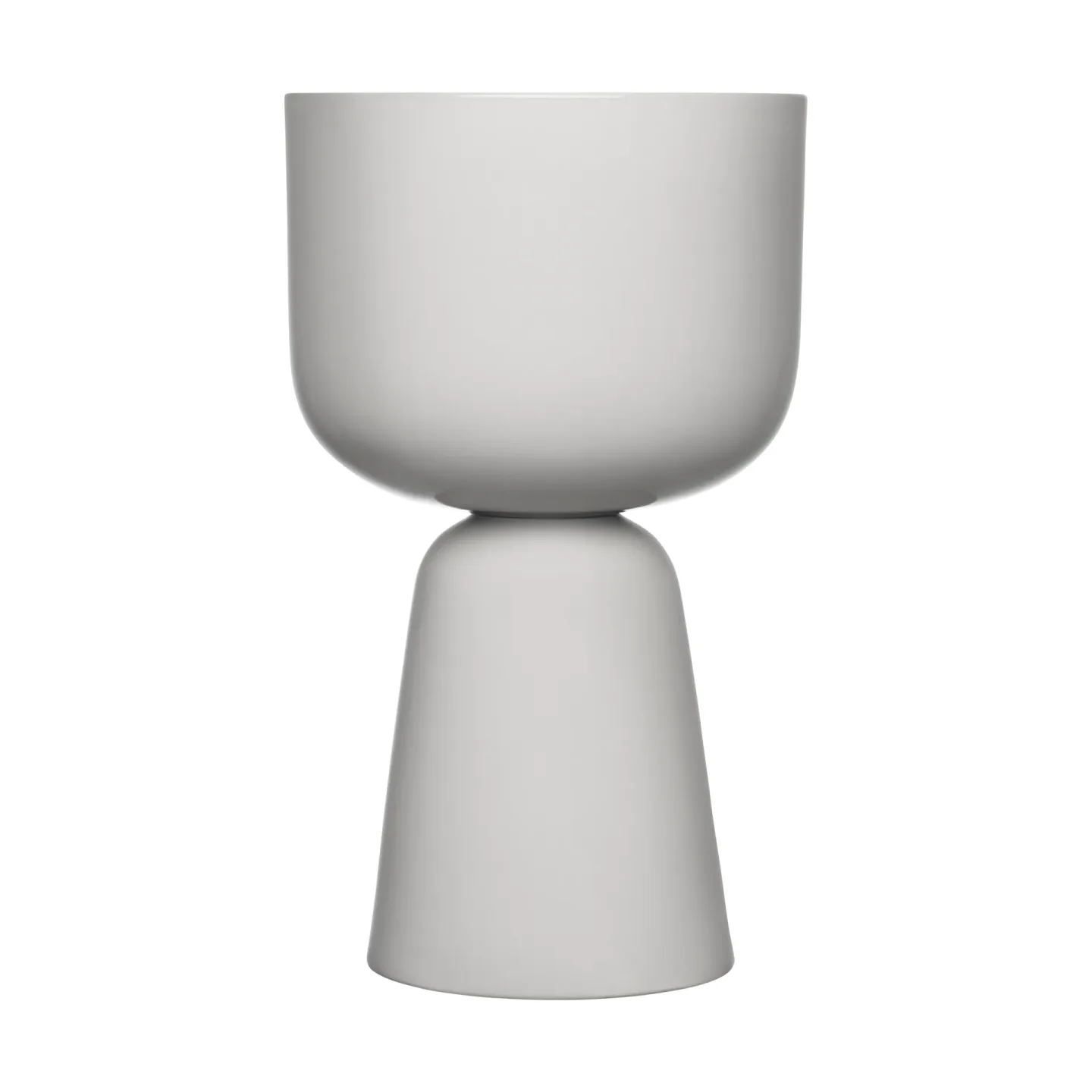 Iittala Nappula Blumentopf Ø15 cm h26 cm Hellgrau