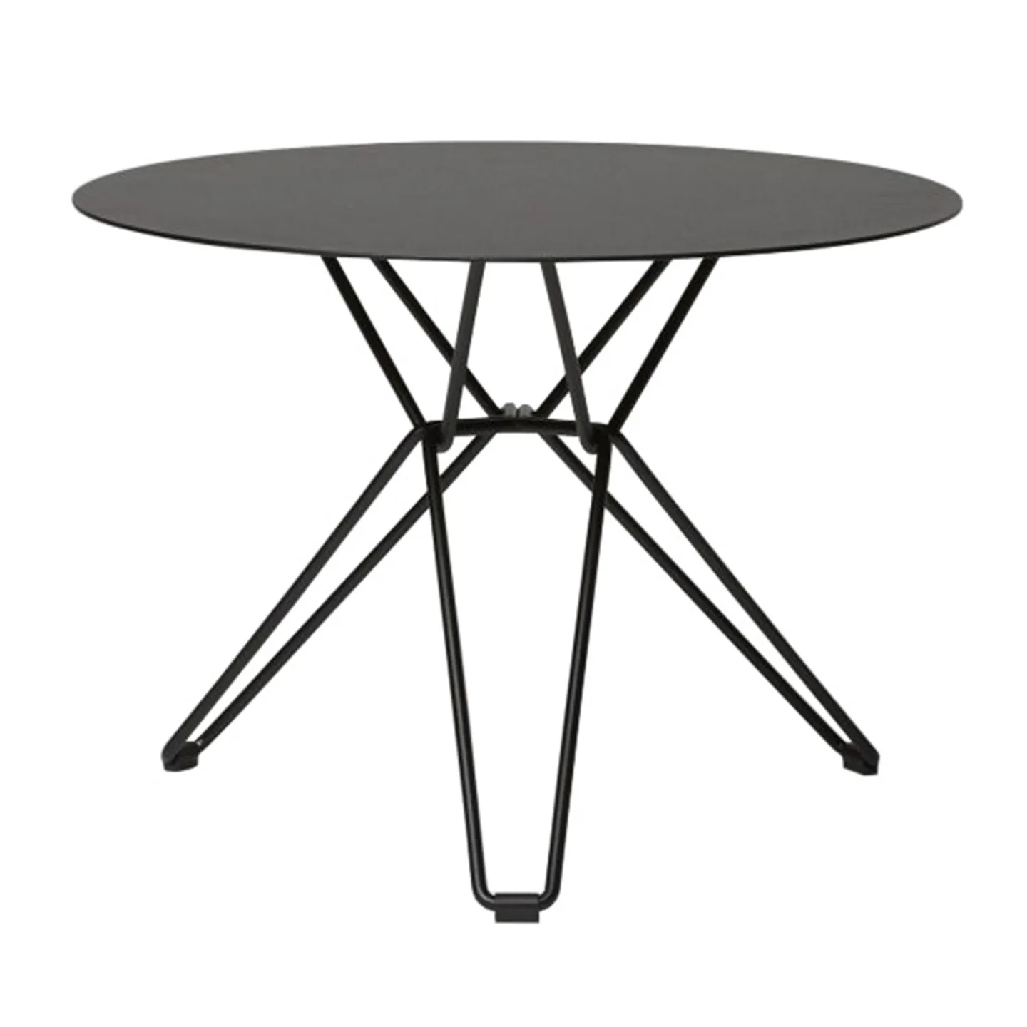 Massproductions - Tio Table 60 cm Black - Småbord och sidobord utomhus - Chris Martin - Svart - Metall