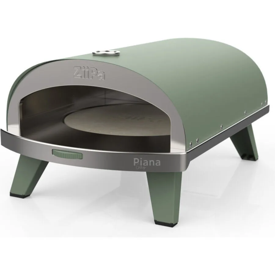 Pizzaofen ZiiPa hellgrün Edelstahl B 40 T 76 cm