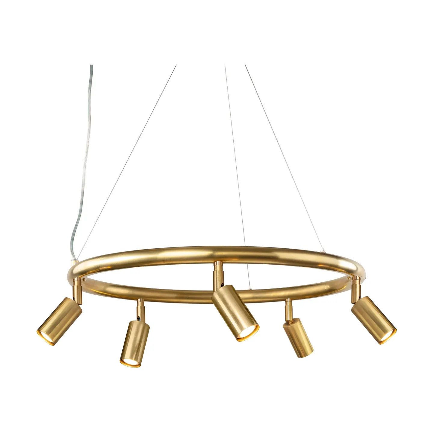 Örsjö Belysning Starlight runde Wand- und Deckenleuchte Ø60 cm Rohmessing