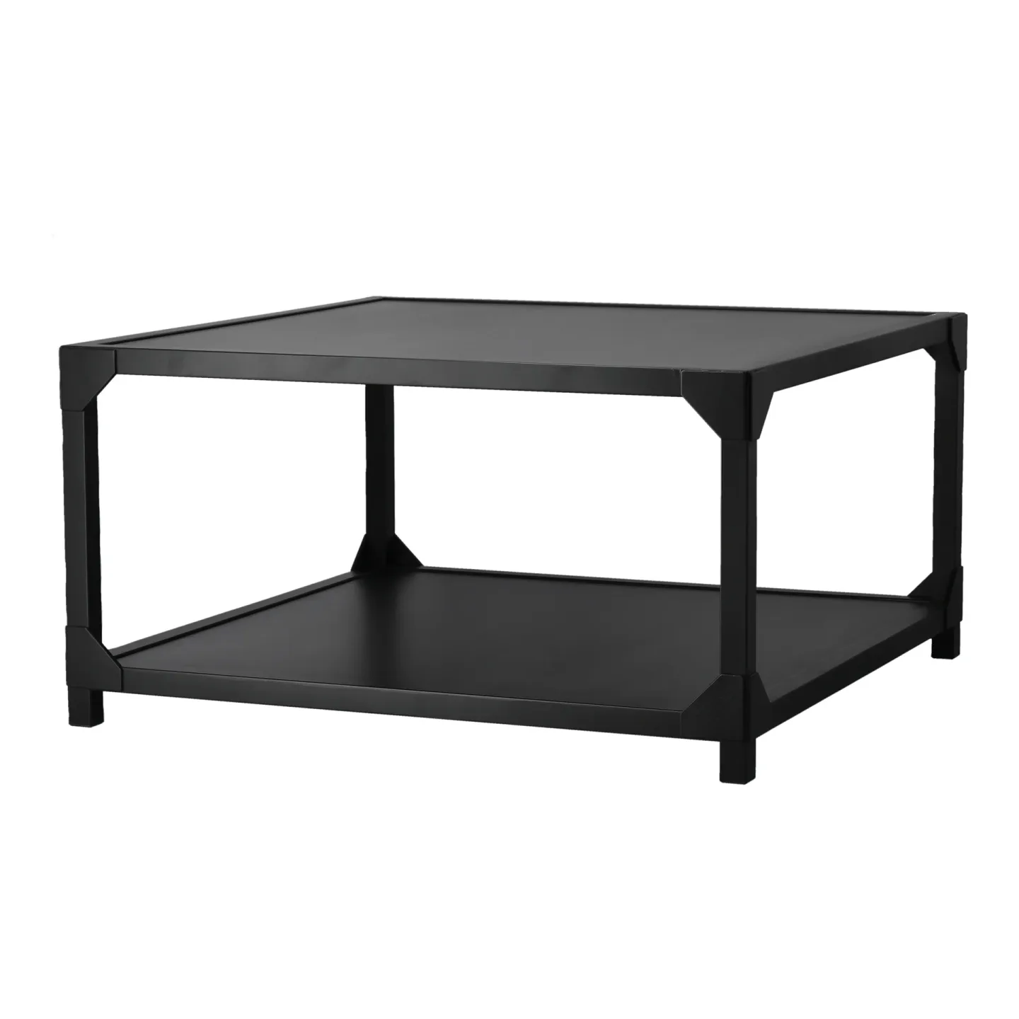 Gärsnäs Bleck Couchtisch 75x75 cm Furnier Buche-Schwarz gebeizt