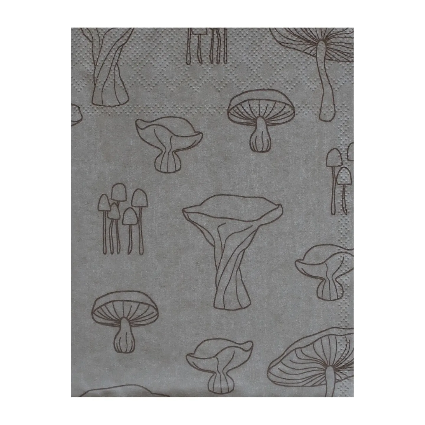 Cooee Design Fungi Serviette 33 x 33cm 20-pack Sand-hazelnut