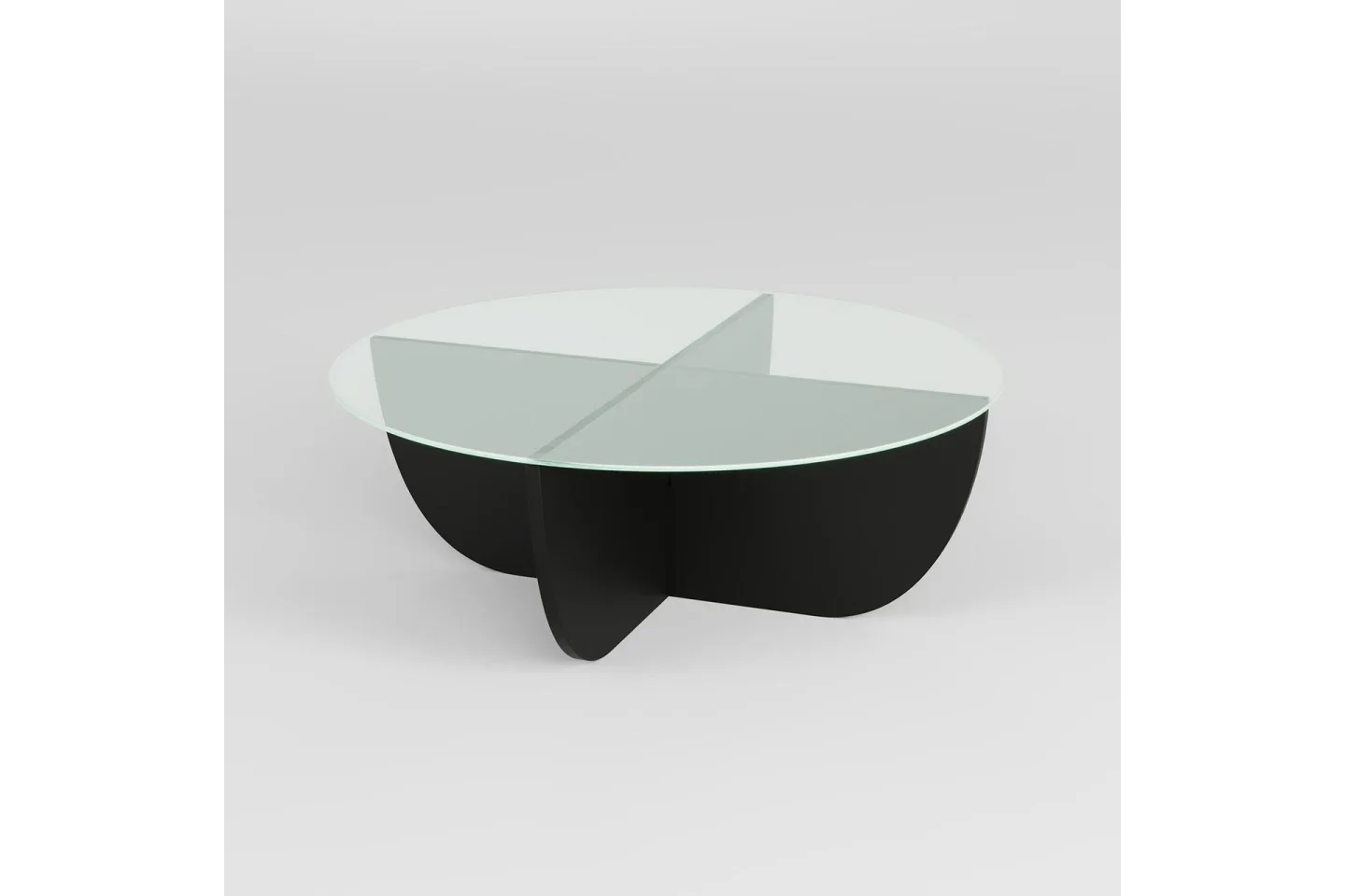 Makhan Soffbord 90 cm - Svart