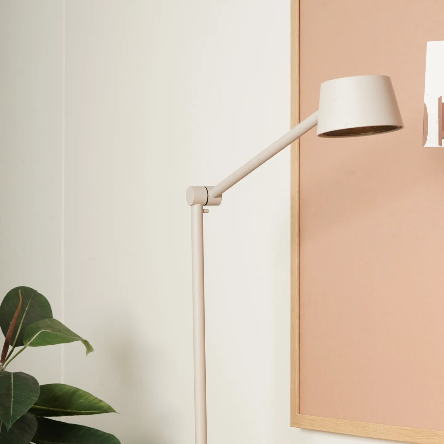 Direction T1 LED-Tischlampe, grau matt, Höhe 56cm - Antidark - Arbeitszimmer / Büro - Modern - Metall - Einflammig