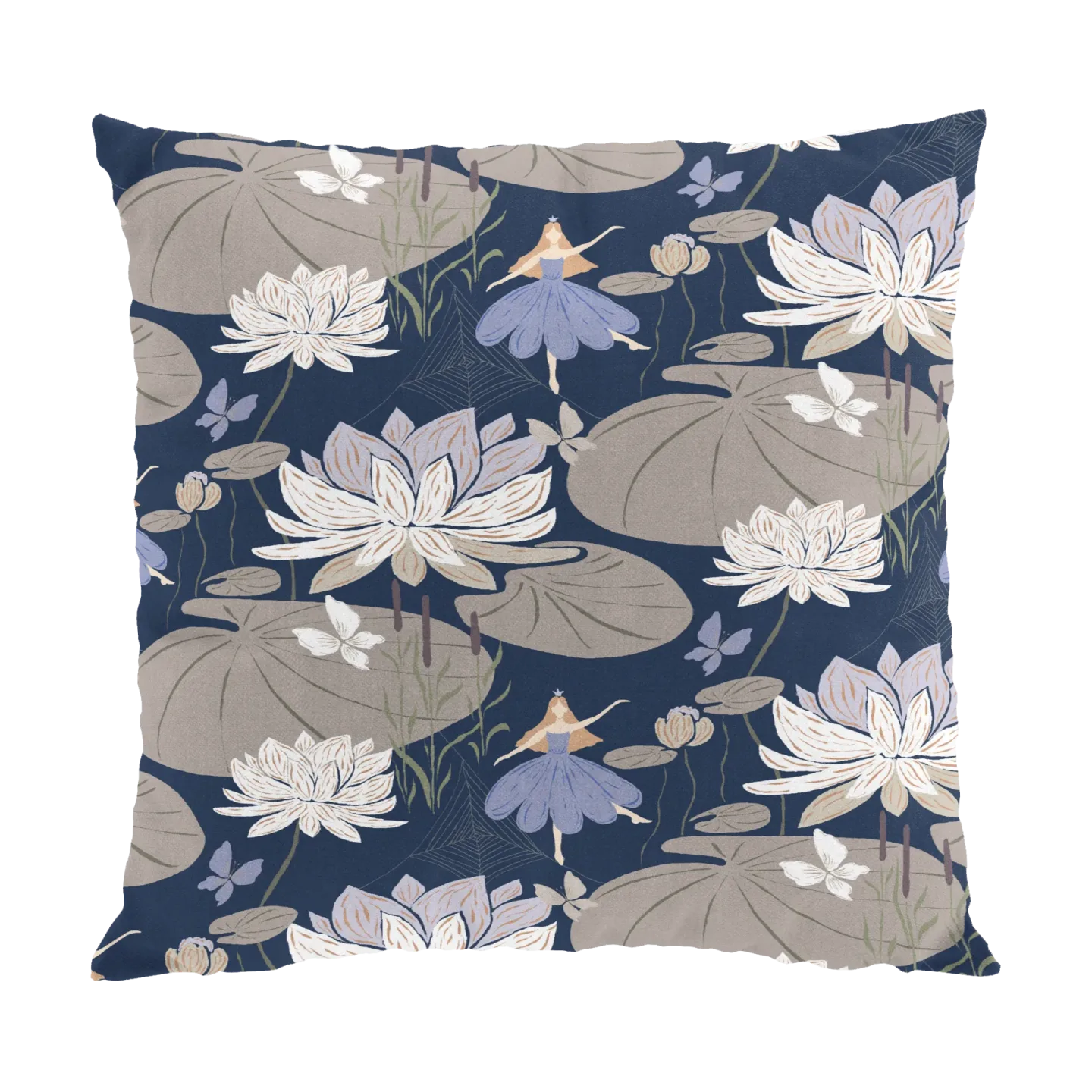 Arvidssons Textil Lily Kissenbezug 47x47 cm Blau