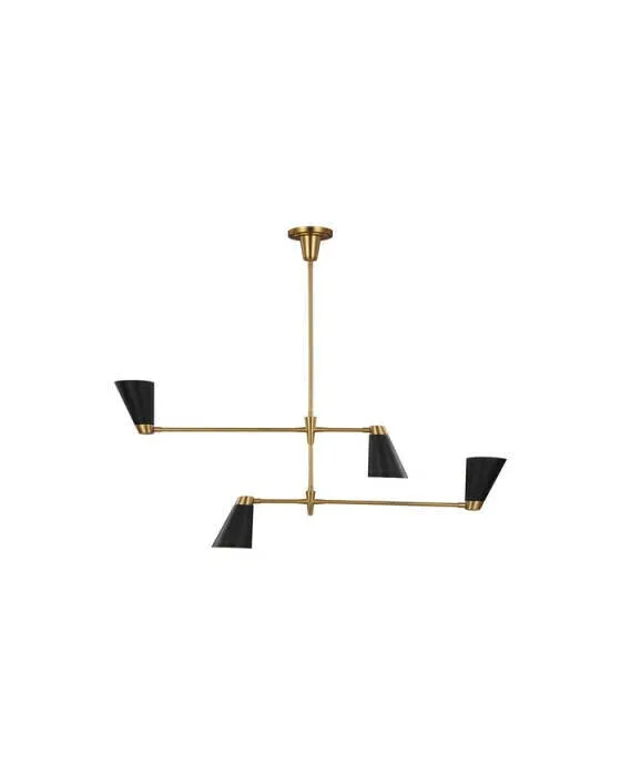 Signoret Chandelier Brass M