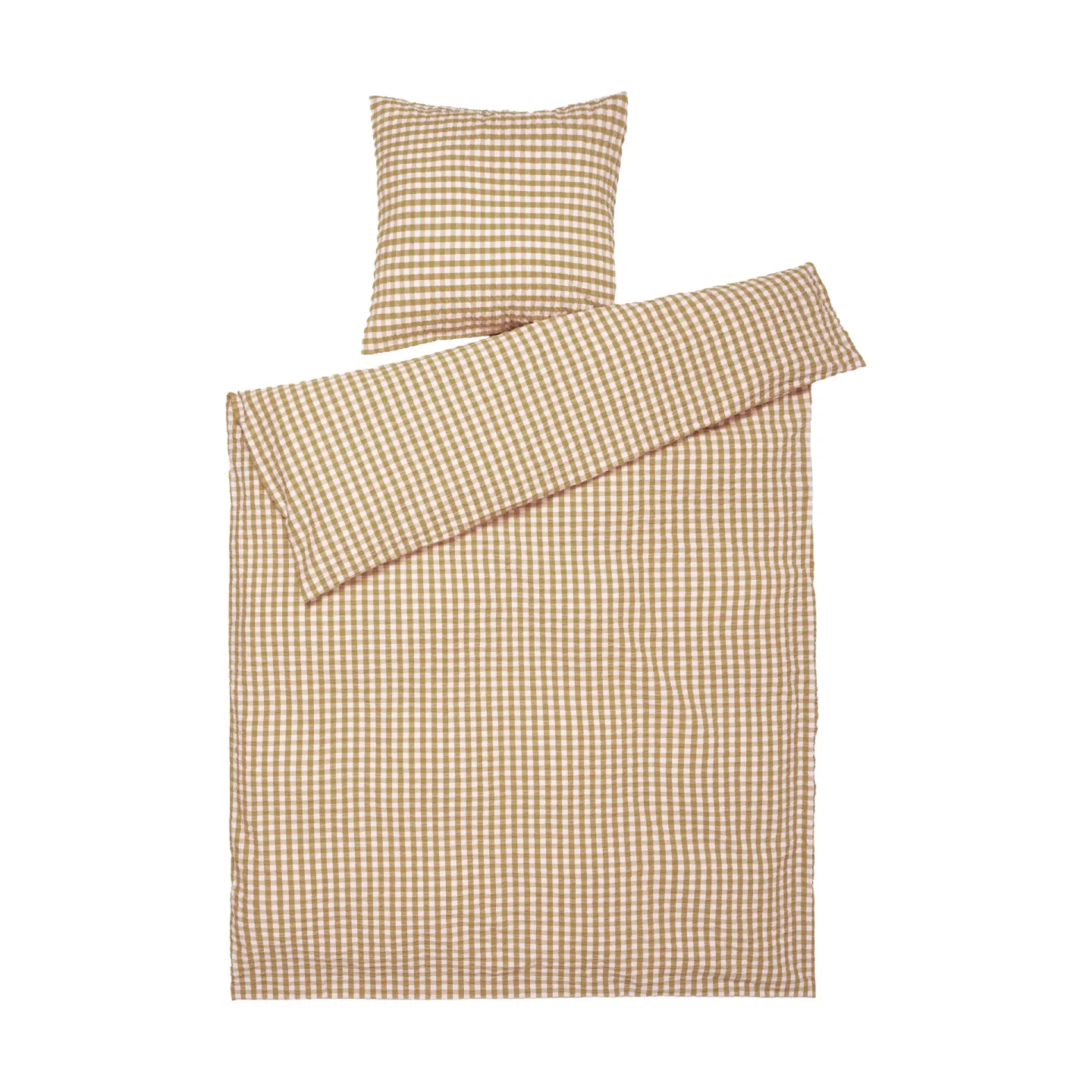 Juna Bæk&Bølge Bettwäsche-Set 150 x 210cm Karamell-offwhite
