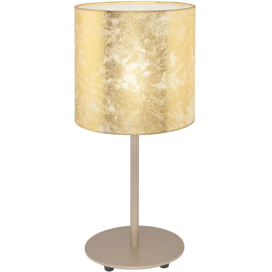 Eglo Tischlampe Viserbella Beige Stahl 18 cm 40 cm - Farbe: Champagner