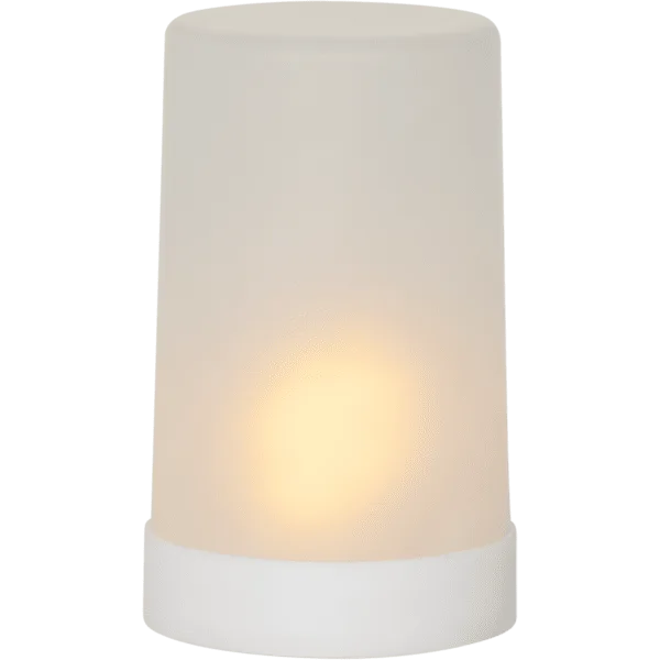 Star Trading - LED Blockljus Flame - Batteriljus - Vit