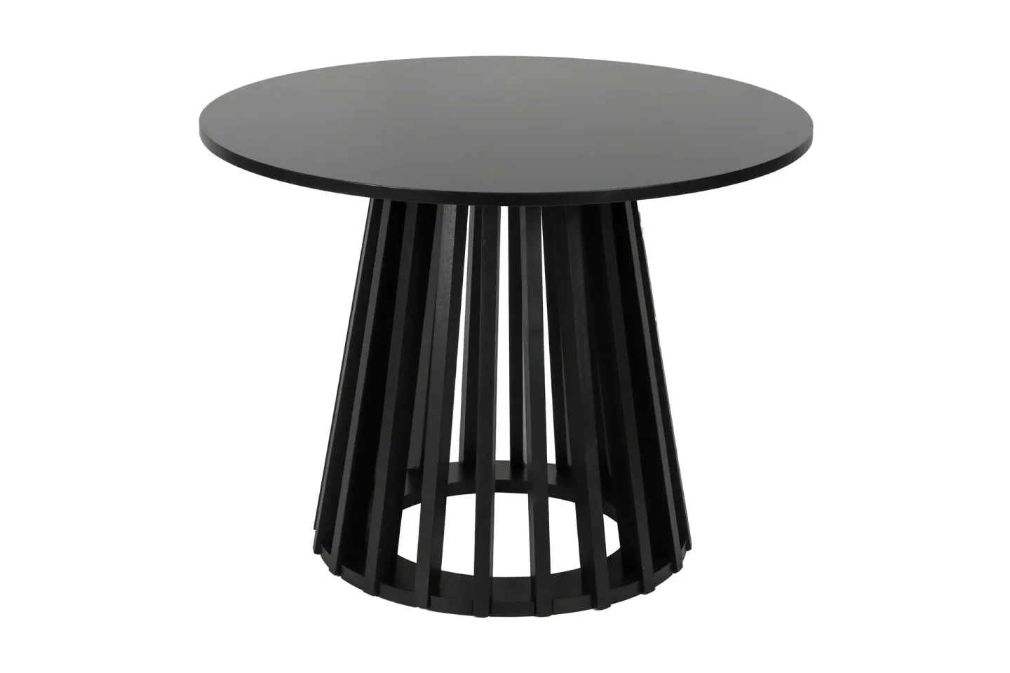 Peyra Soffbord Runt 60 cm Fanér - Svart