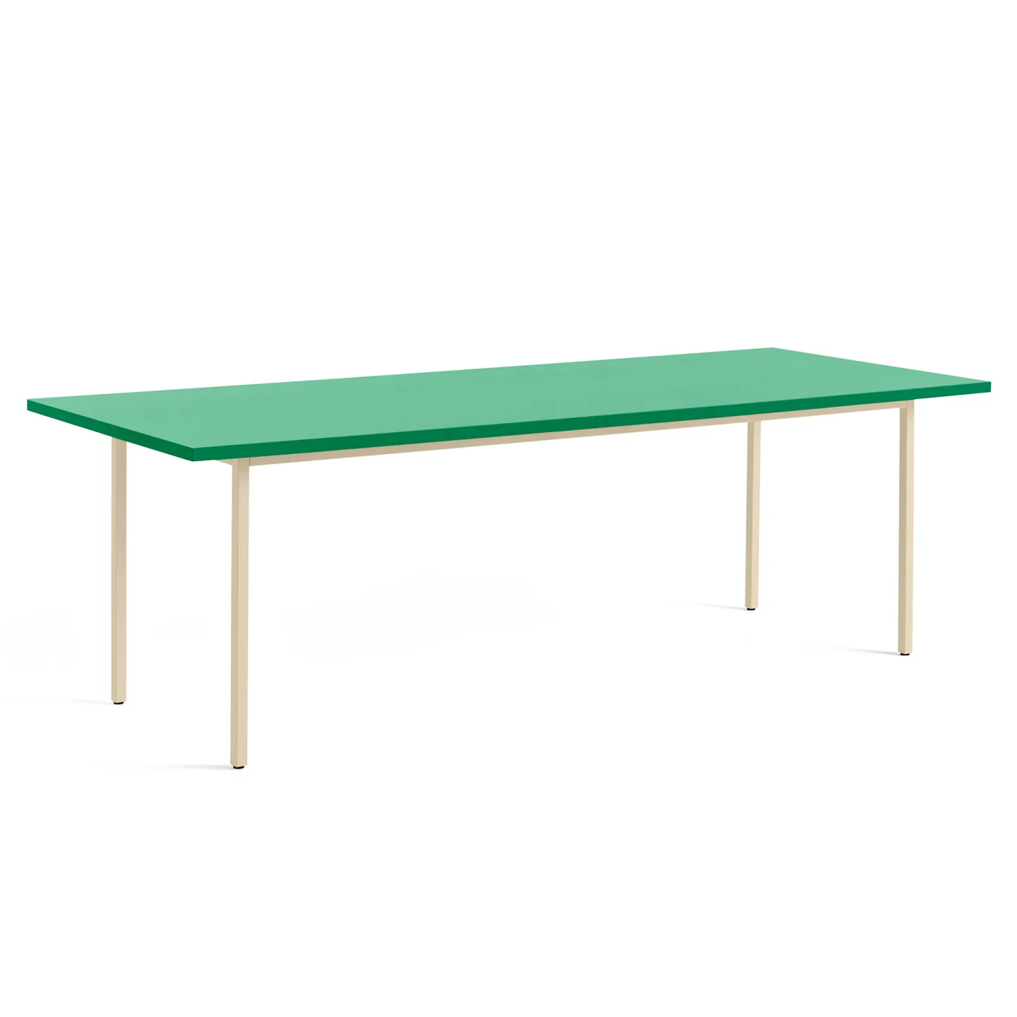 HAY - Two-Colour Table 240 Green Mint / Ivory - Matbord - Muller Van Severen - Grön,Beige - Metall