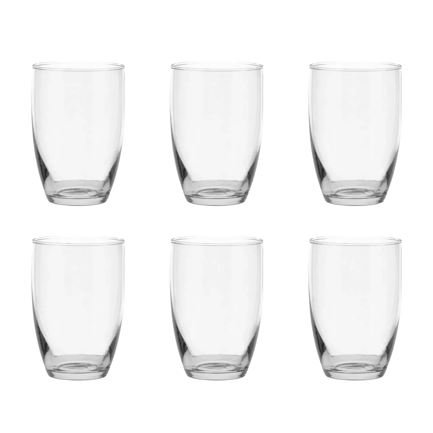 Scandi Living Pure Trinkglas 35 cl 6er-Pack Klar