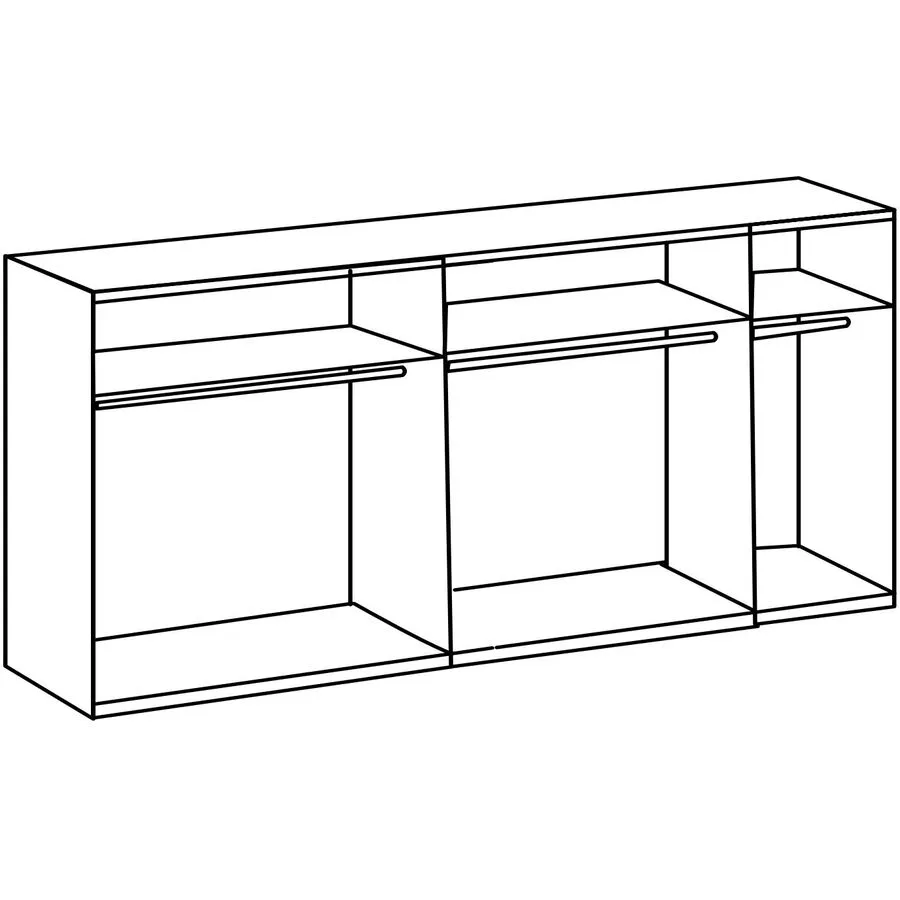 Schrank Juli Grey Steel Holzwerkstoff B 313 cm