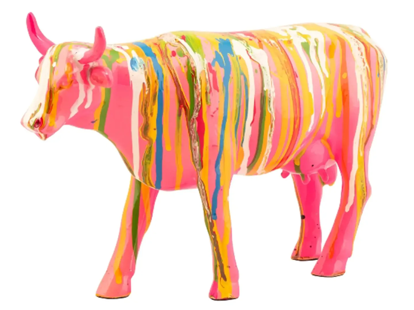 image LAND Skulptur Bunte Kuh 2 | Schubiger Möbel