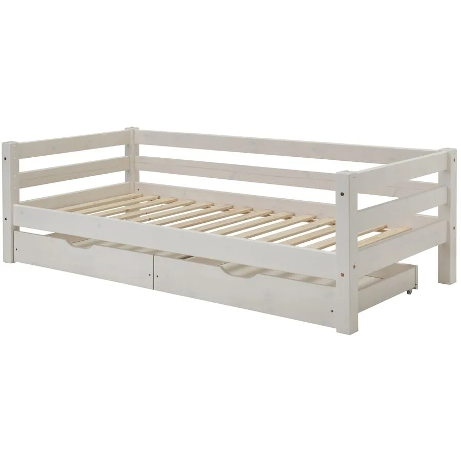 Kinderbett Iris weiss Kiefer 90 x 200 cm