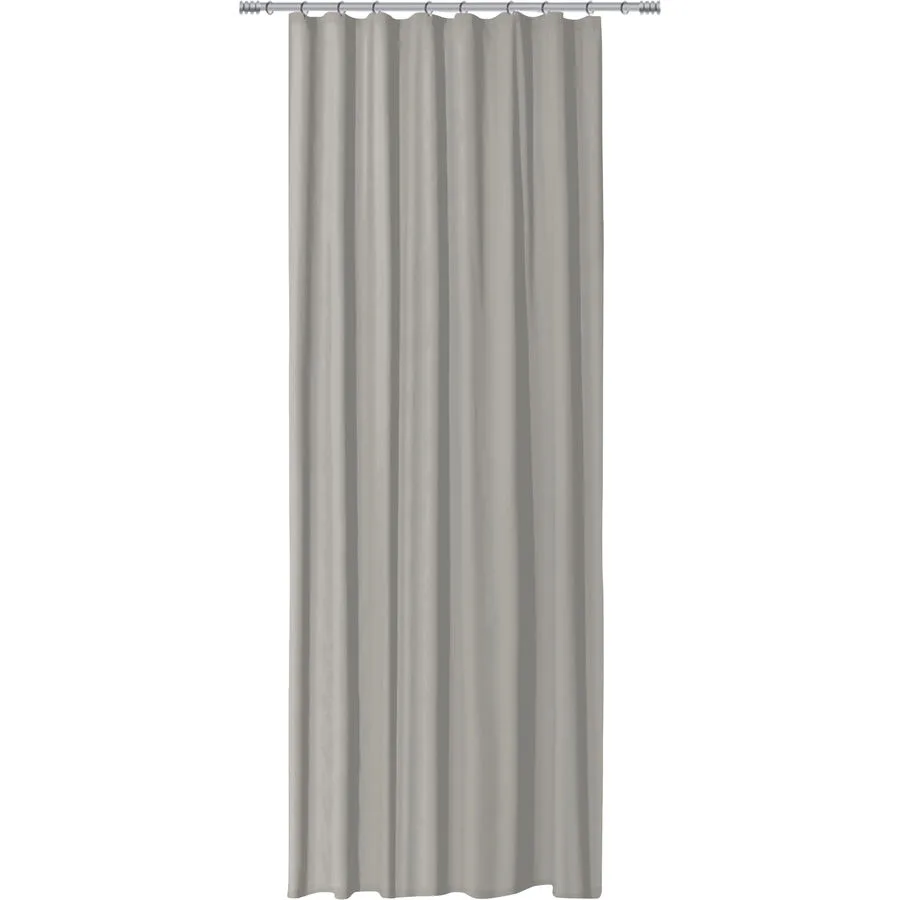 Vorhang Sheila stein Baumwolle B 135 cm Blickdicht