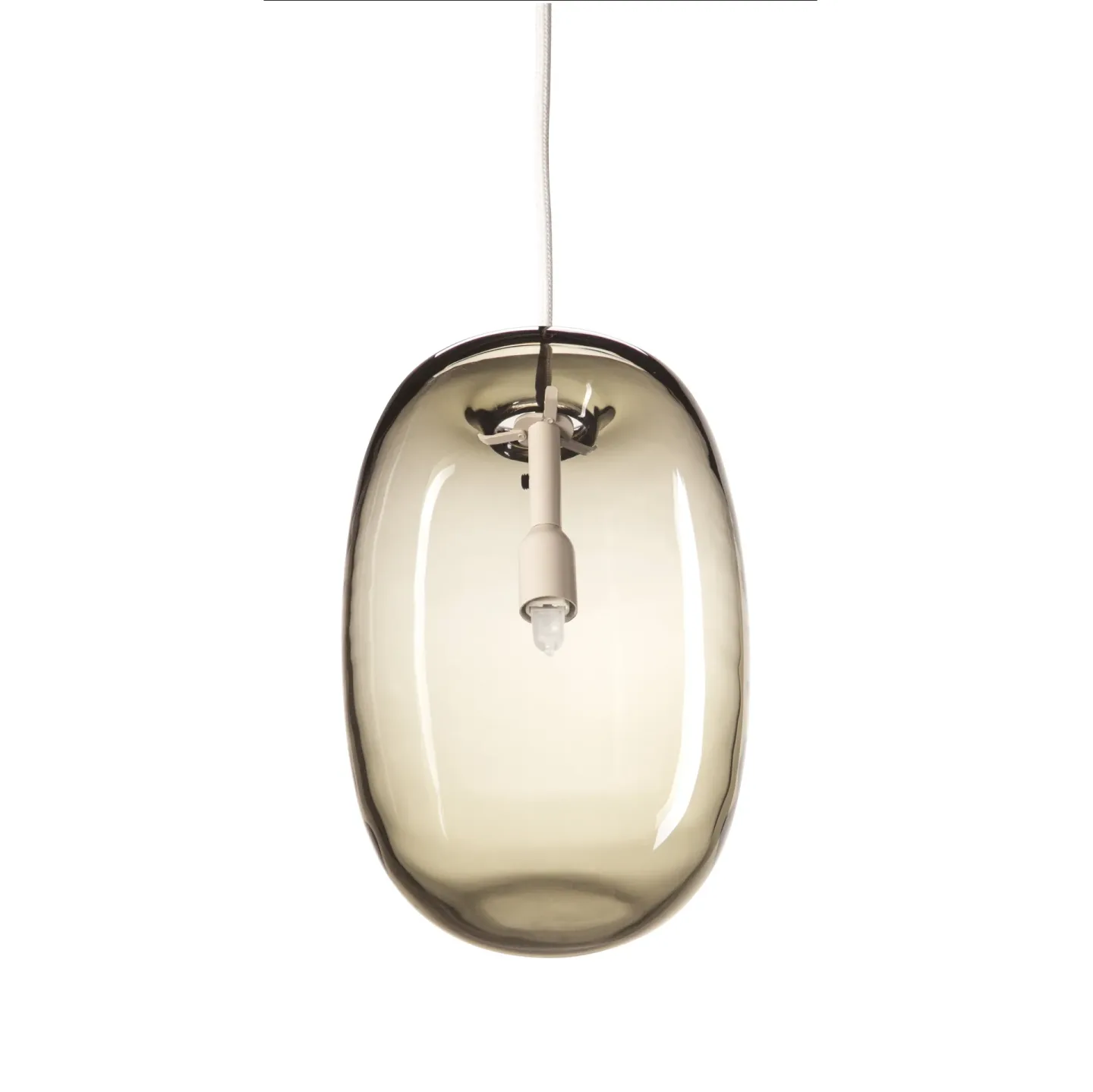 Örsjö Pebble långt glas Varmgrå