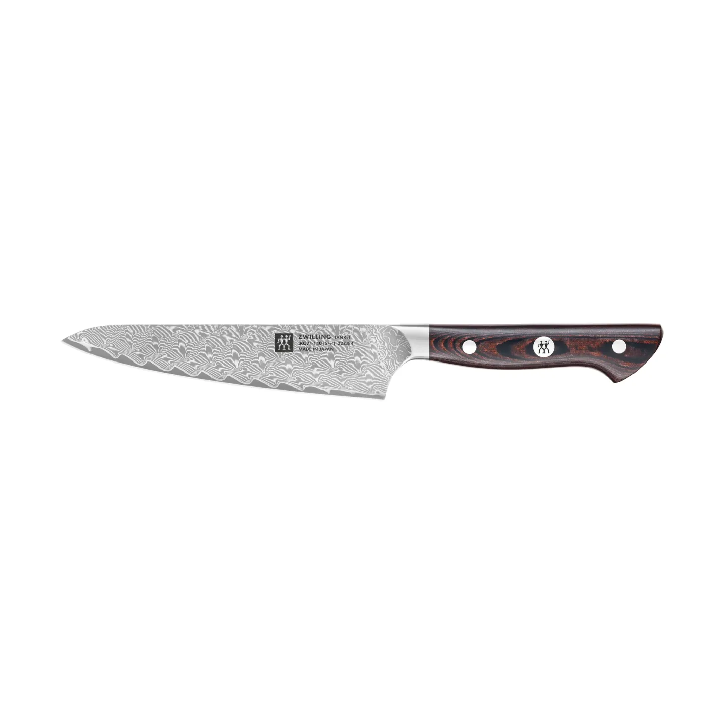 Zwilling Zwilling Tanrei kompakt Kochmesser 14 cm Damaskus-schwarz