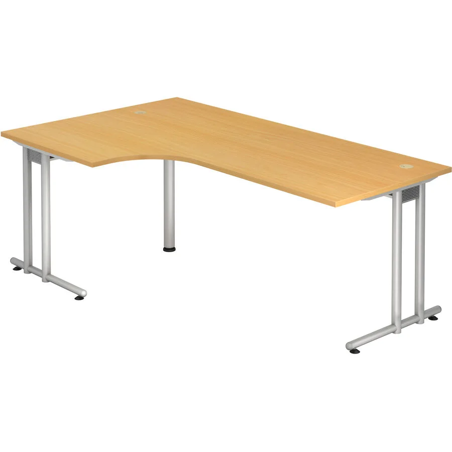 Schreibtisch Office buche Holzwerkstoff B 200 T 120 cm