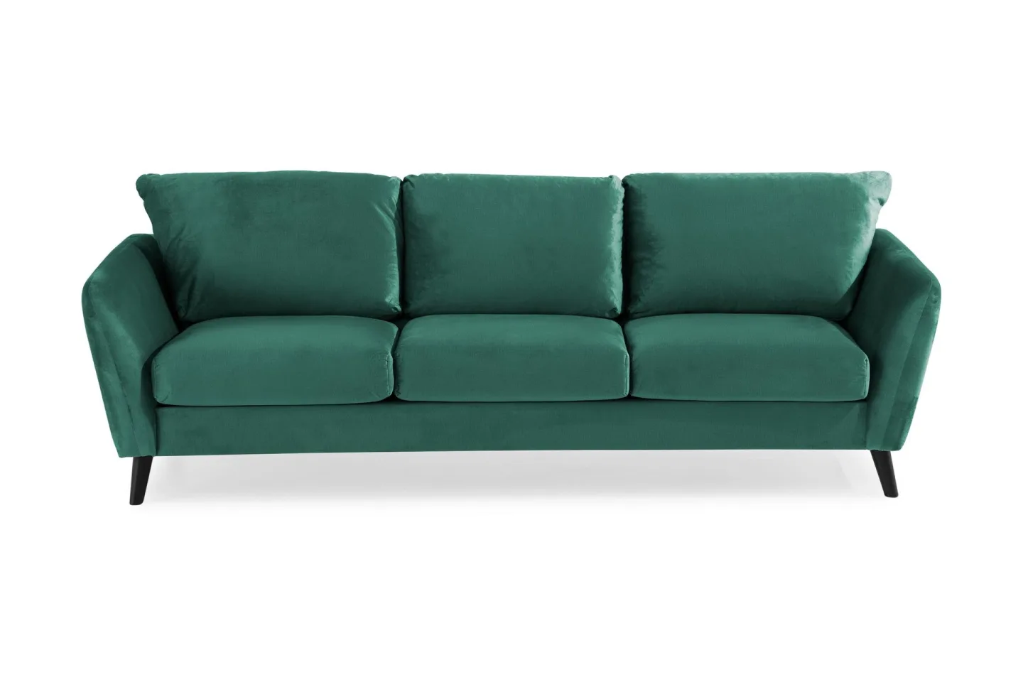 Trend 3-sits Sammetssoffa - Grön