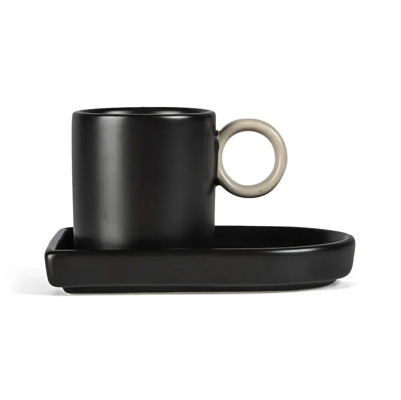 Byon Niki Espressotasse Black-beige