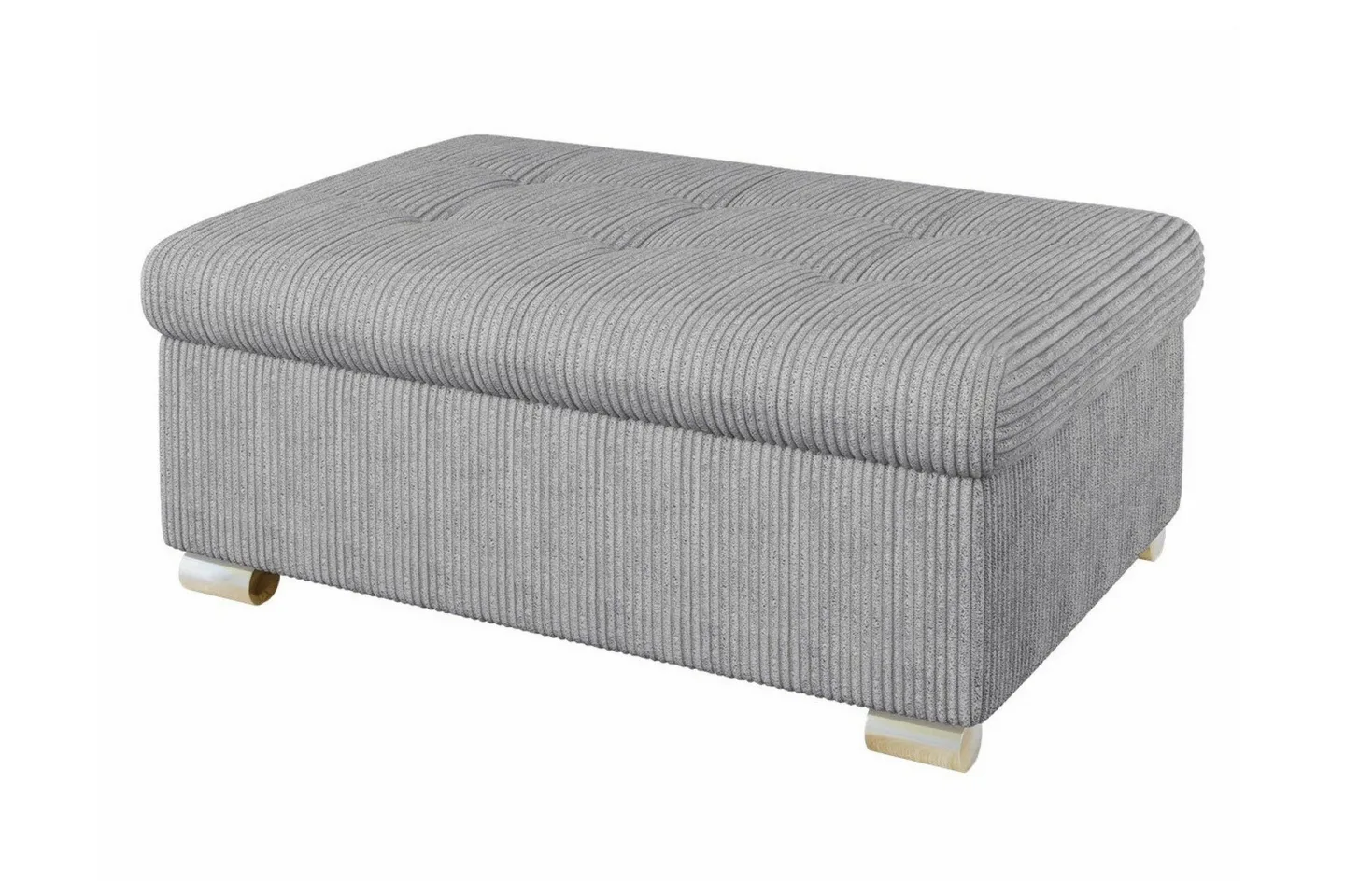 Trefor Fotpall 70 cm - Grå