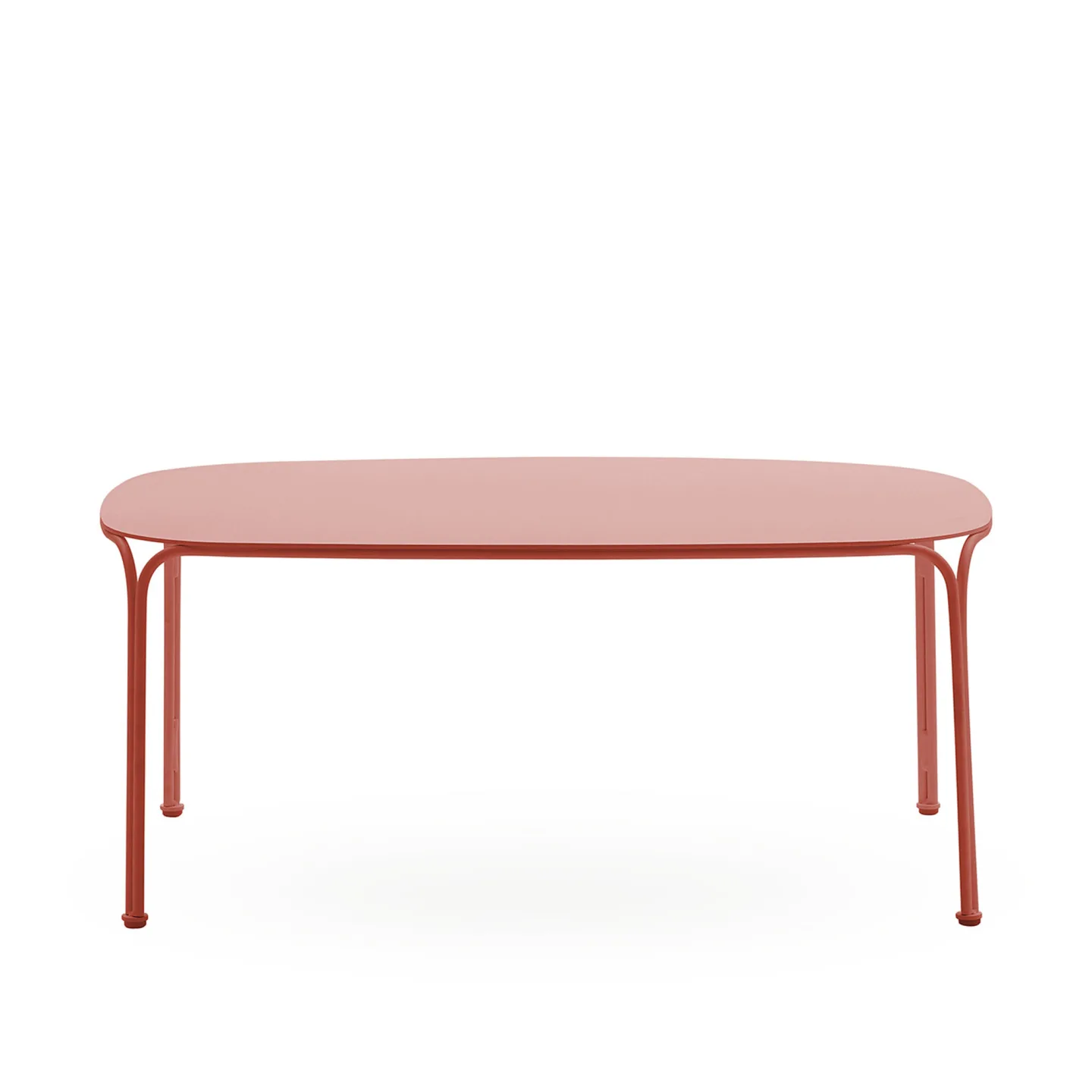 Kartell - Hiray Side Table H38 Rust - Småbord och sidobord utomhus - Ludovica + Roberto Palomba - Brun - Metall