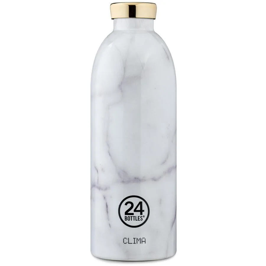 Thermosflasche 24 Bottles Weiss Edelstahl 25 cm - Farbe: Carrara