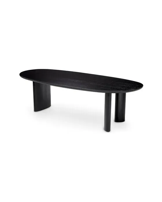 Lindner matbord black veneer