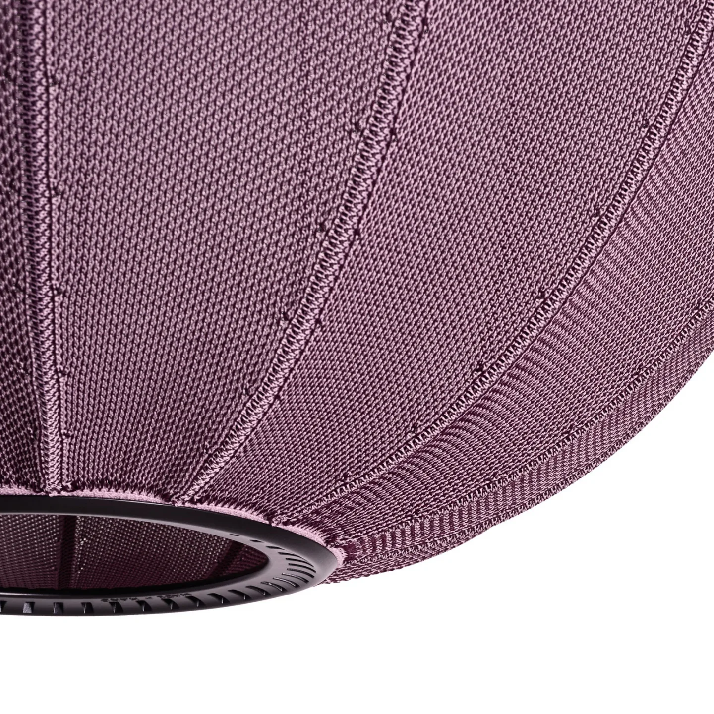 Knit-Wit 75 Round Pendelleuchte Burgundy - Made By Hand - Aluminium