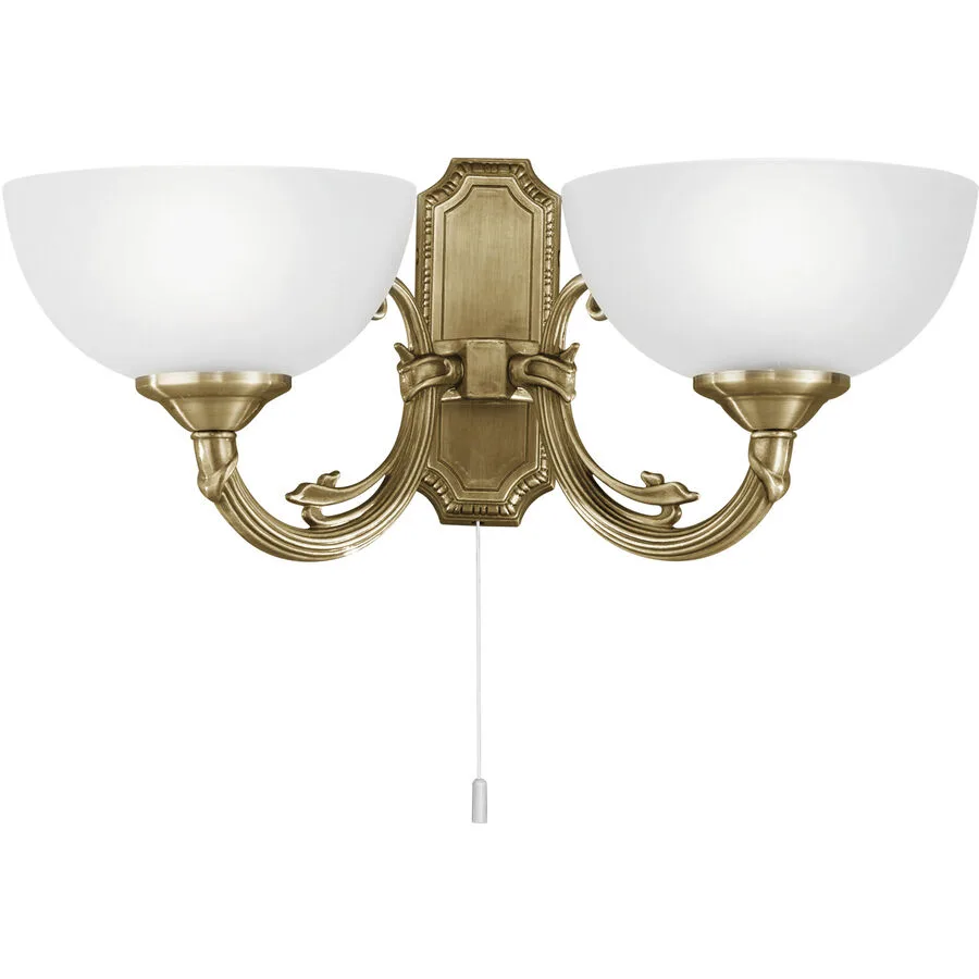Eglo Wandlampe Savoy Braun 16 cm - Farbe: antikbraun - Material: Guss