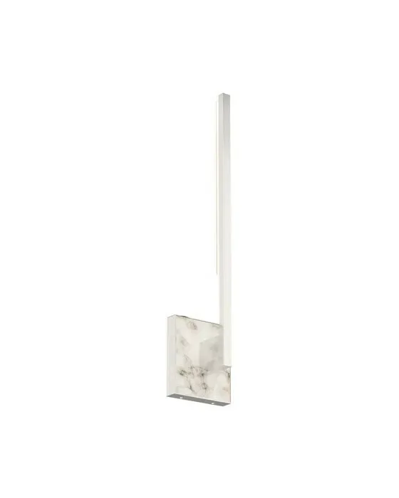 Klee 20" Wall Sconce Polished Nickel/White