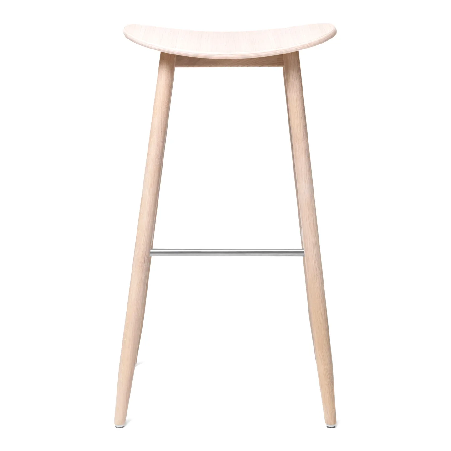 Massproductions - Icha Stool IC-03 Vitoljad Ek - Barstolar - Chris Martin - Träfärgad - Trä