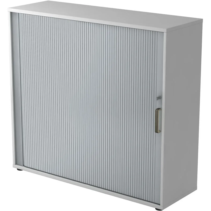 Aktenschrank Office Silber, Grau Holzwerkstoff, Kunststoff B 120 H 110 cm