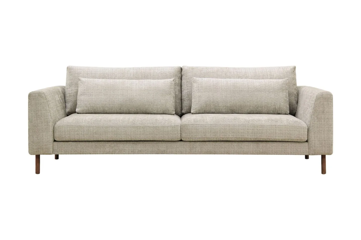 Florenz 3-sits Soffa i Chenille - Grå / Beige