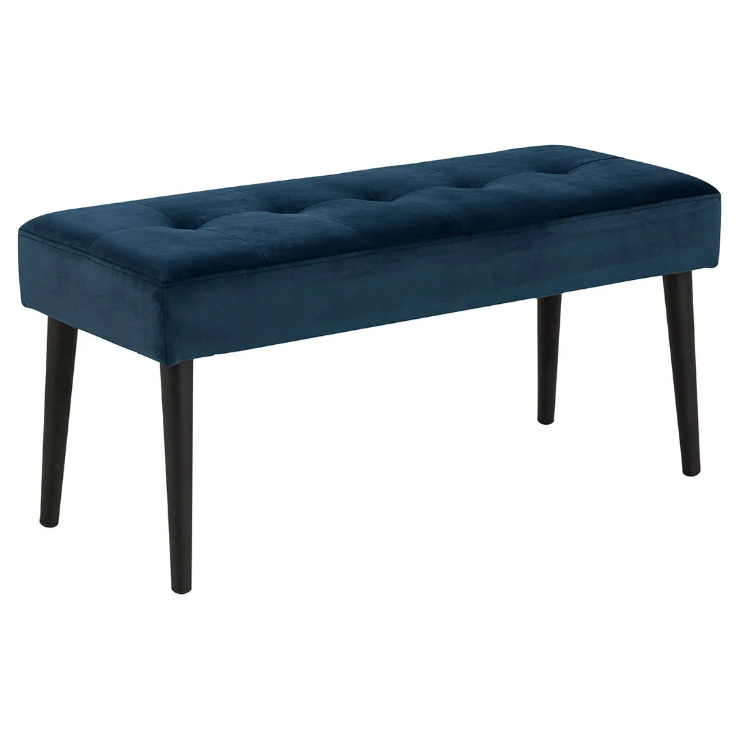 Glory Sitzbank Velours blau.