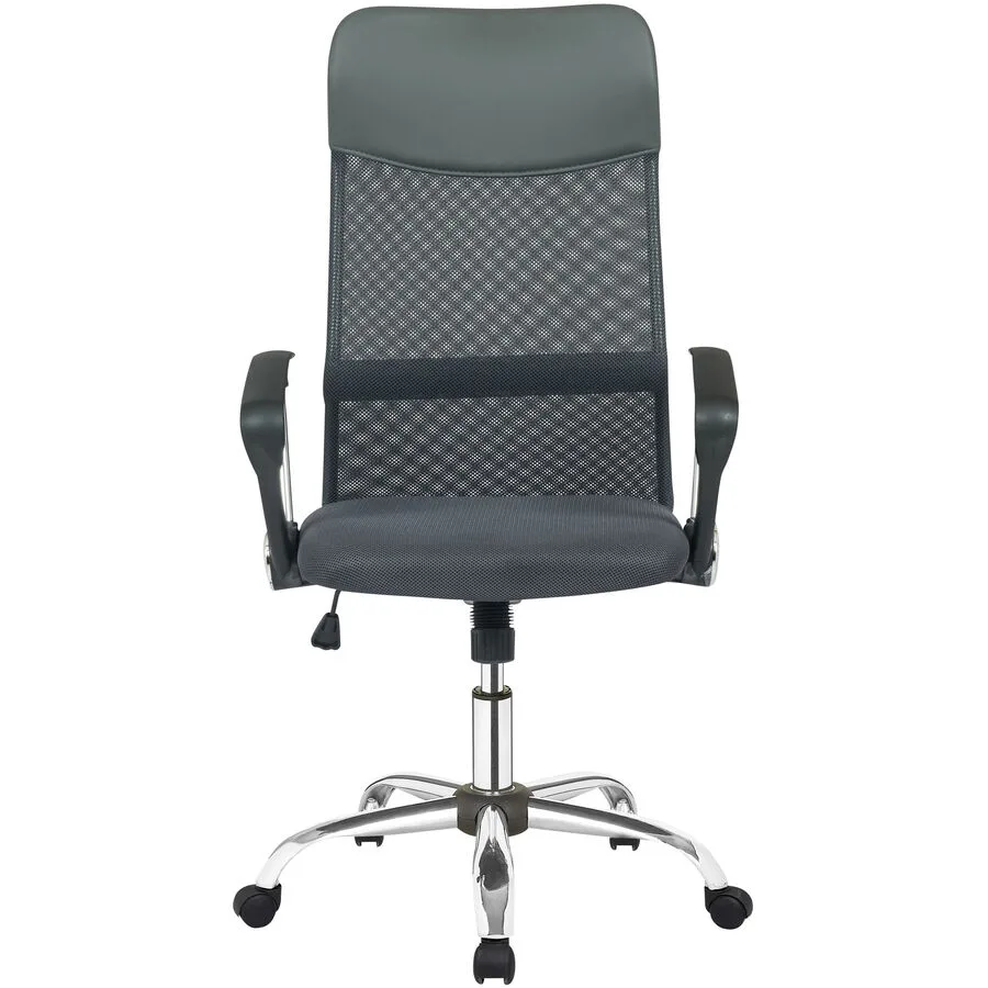 Bürostuhl Zack schwarz Textilleder/Mesh H 111 cm