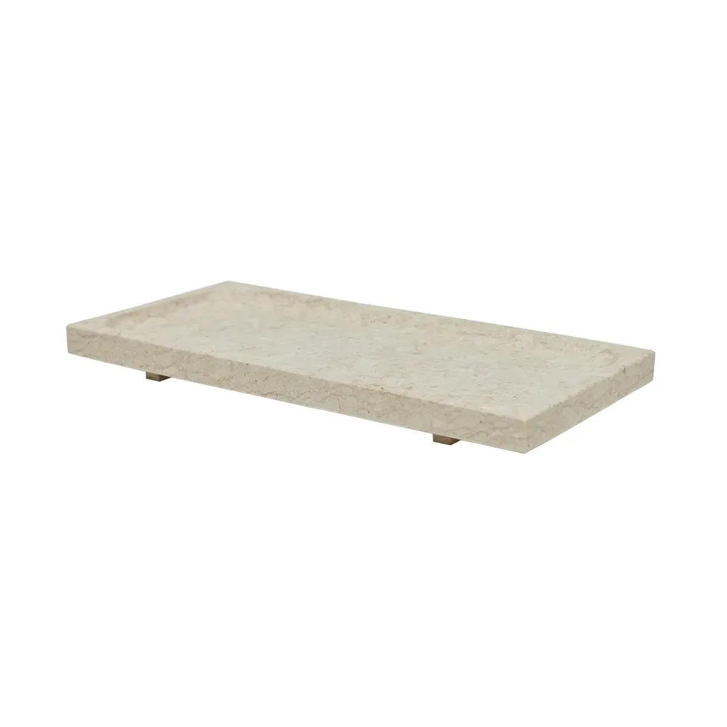 OYOY Savi Marmorplatte 14x30 cm Beige
