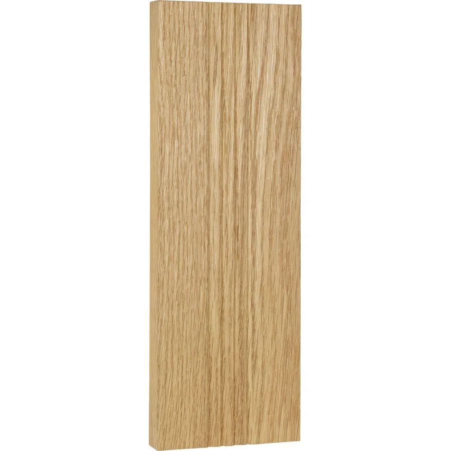 HERZBLUT Wandlampe Hermann Braun Metall/Holz - LED - Lichtfarbe: Extra warmweiss - Helles Neutralweiss - Material: Nickel/Eichenholz massiv -