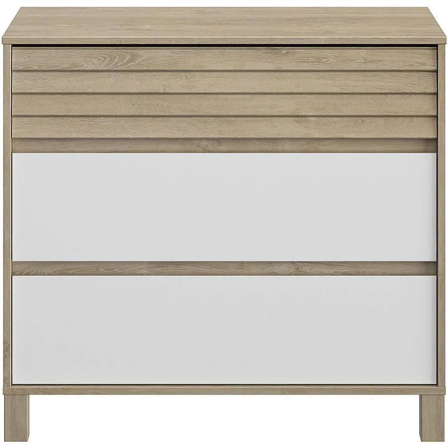 Kommode Achi eiche hell Holzwerkstoff B 95 H 86 cm