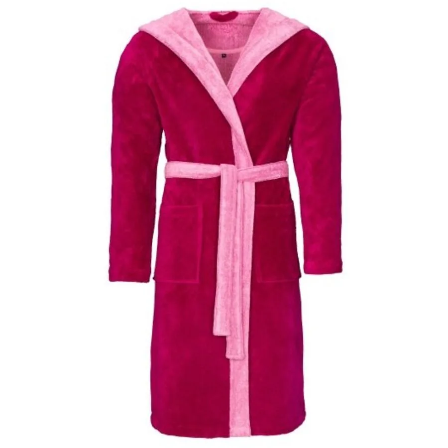 Bademantel Poppy M Cranberry Polyester M