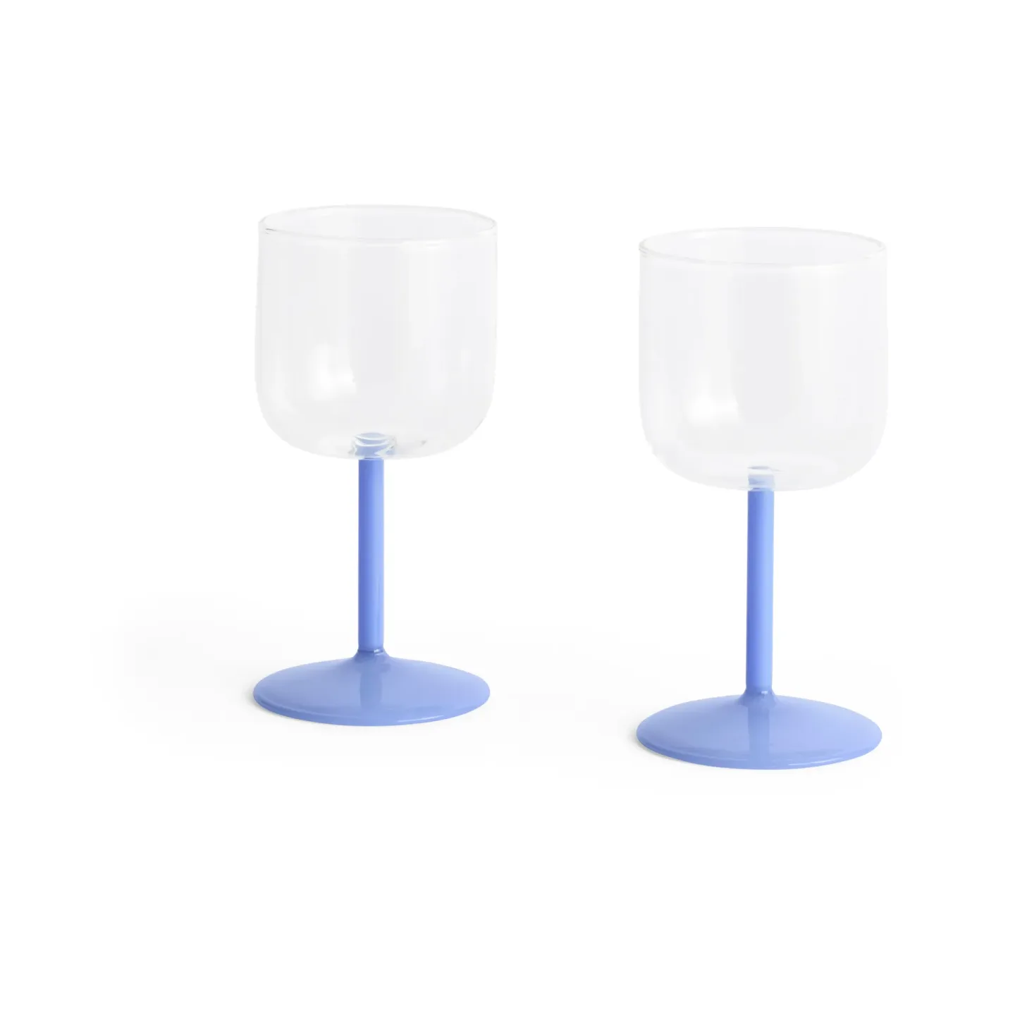 HAY Tint Weinglas 25cl 2er-Pack Clear-jade light blue