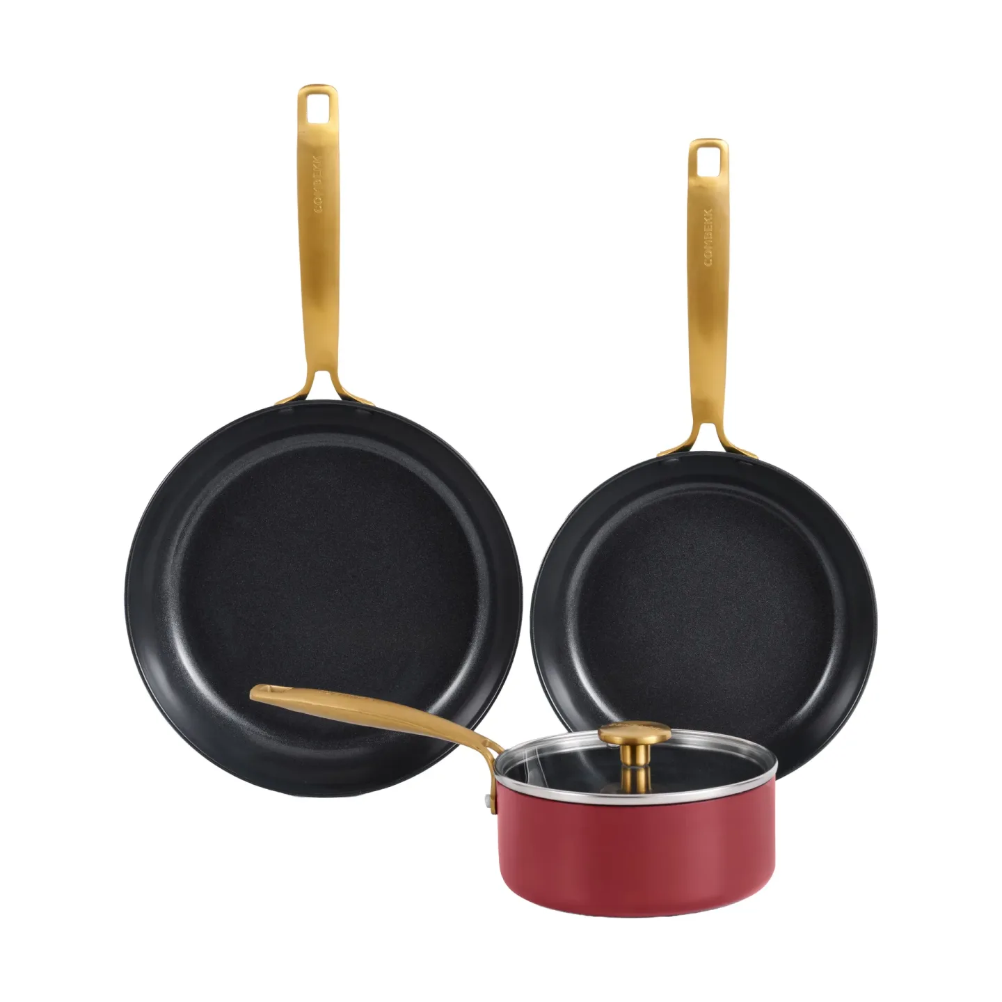 Combekk Combekk Element Topf- und Pfannenset 4-teilig Bordeaux
