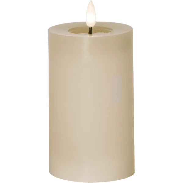 Star Trading - LED Blockljus Flamme Flow - Batteriljus - Beige