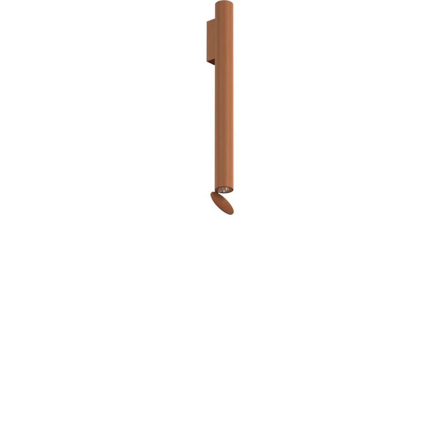 Flauta Riga Wandleuchte H500 Anodized Copper - Flos - Wohnzimmer - Aluminium