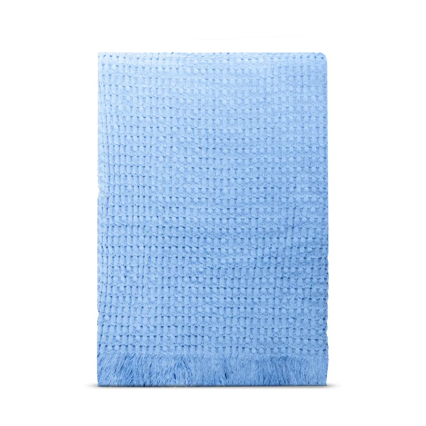 Rug Solid Stockholm Baumwolldecke 130x180cm Millenium blue